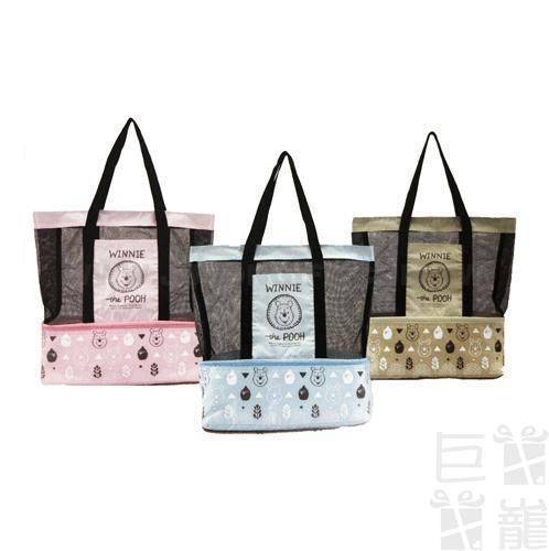 野餐維尼肩背保溫休閒袋