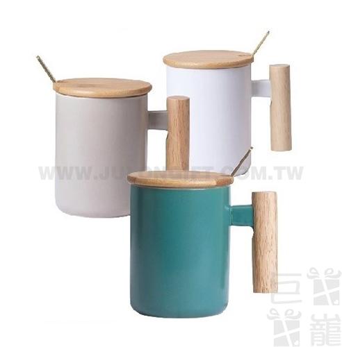 北歐木柄咖啡杯