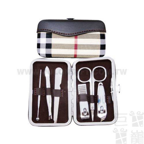 六件式格紋修容組