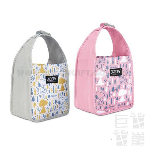 史努比下雪森林巧扣保溫提袋