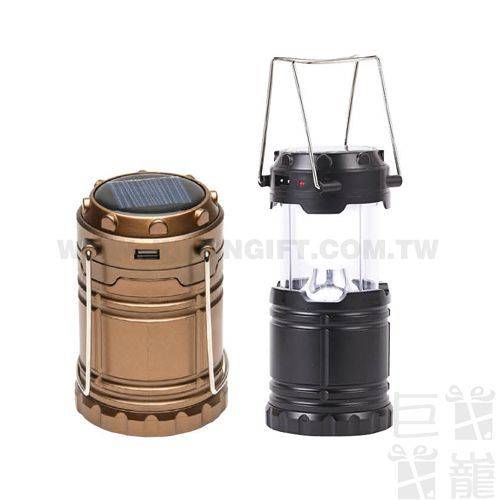手提伸縮太陽能露營燈