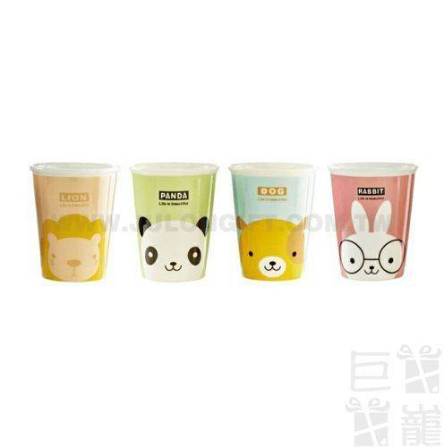 卡哇依陶瓷4入杯