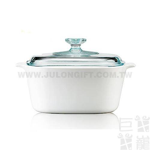 康寧Corningware 3L圓形純白康寧鍋