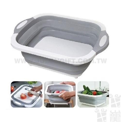 摺疊收納瀝水切菜沾板