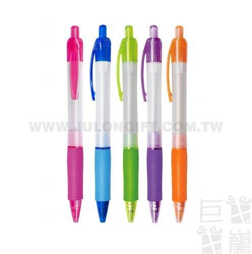 彩虹繽紛膠套原子筆