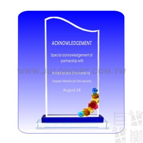 CB-300-B水晶琉璃獎牌