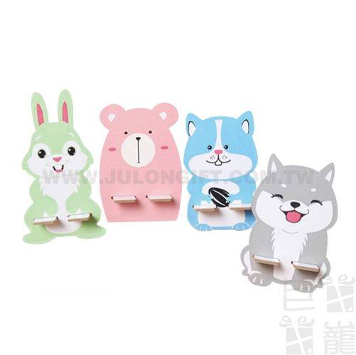 日式木植手機支架