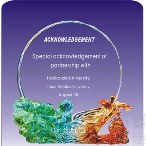  CB-304水晶琉璃獎牌