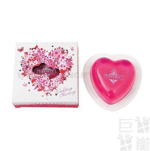 白雪愛心精油皂