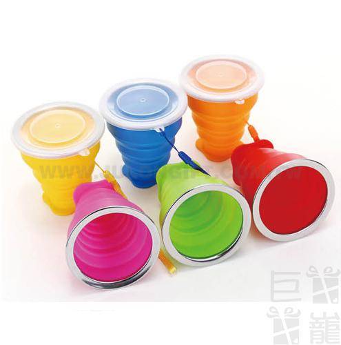 便攜式矽膠摺疊杯