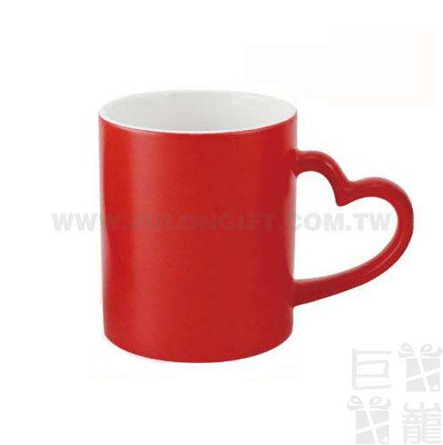 愛心手把熱轉印杯