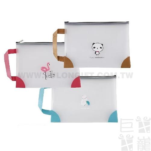 A4手提霧砂文件袋