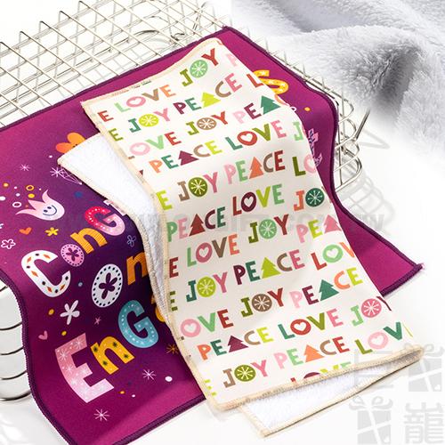 超級毛巾方型28x28公分(單面全彩昇華)