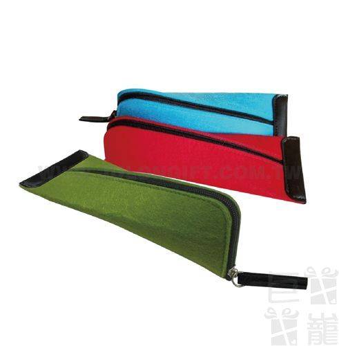 毛氈布三角筆袋