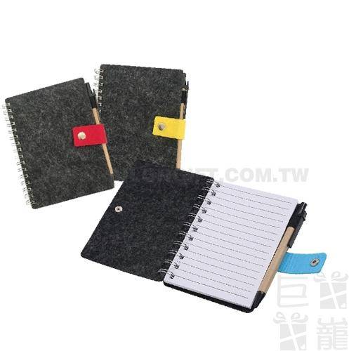 毛氈筆記本+筆