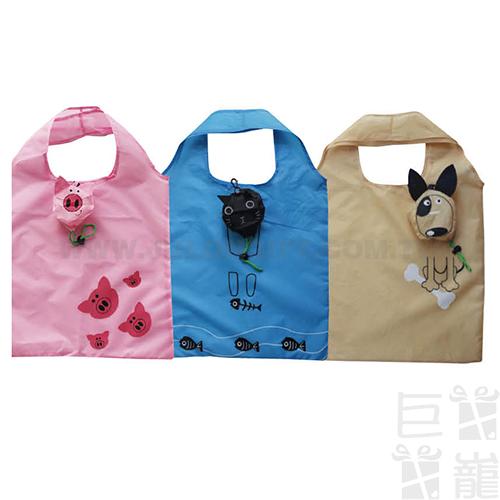 可愛動物造型購物袋