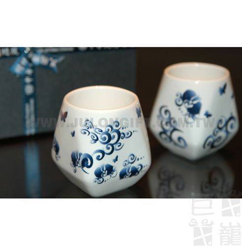 青花龍天燈水杯(單入)