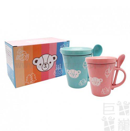 英國熊3件蓋杯2入