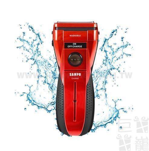 聲寶勁能水洗式雙刀頭電鬍刀