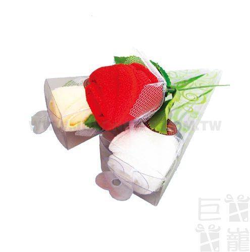 玫瑰花造型毛巾