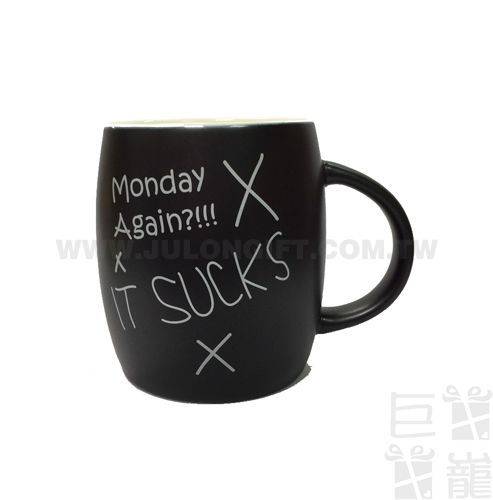 霧面黑色釉馬克杯