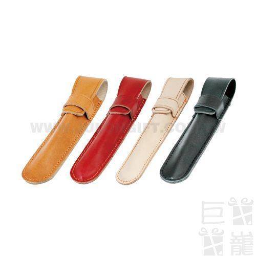 牛皮筆袋(圓底)