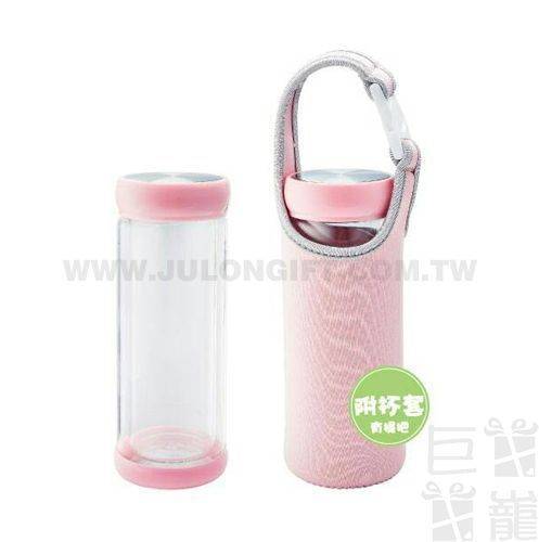 雙層耐熱玻璃水瓶