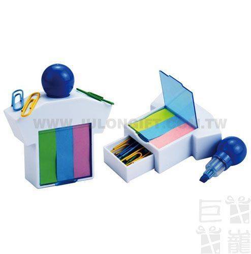 衣服造型三合一便利貼