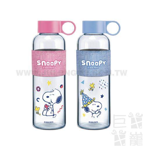 史努比小時光手提玻璃瓶