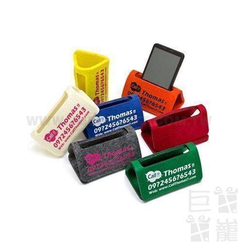 桌上型毛氈布手機座