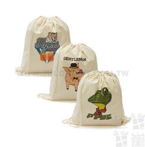 純棉束口後背包(全彩數位直噴)