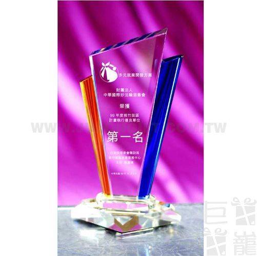 817水晶獎牌