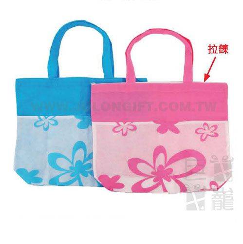 不織布環保拉鍊購物袋