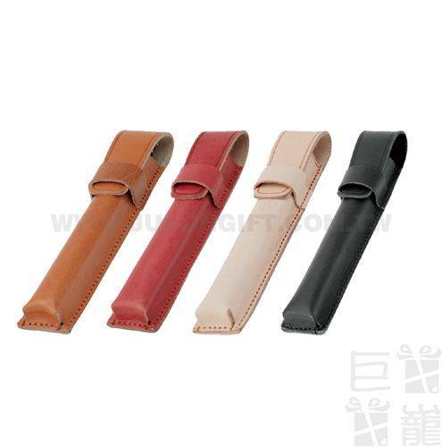 牛皮筆袋(方底)