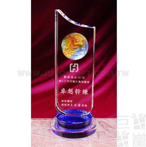 812水晶獎牌