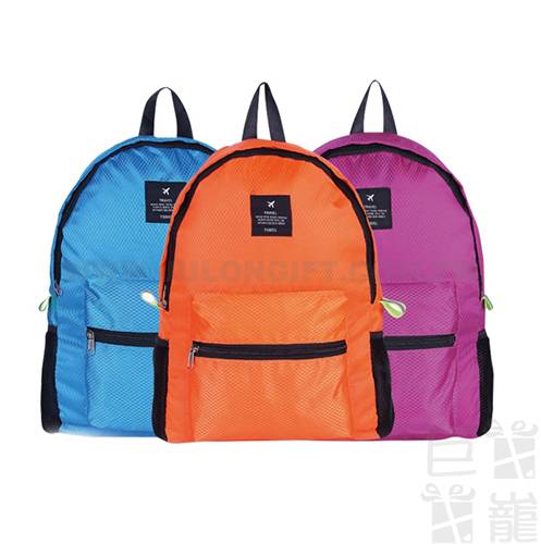 菱格紋摺疊揹包