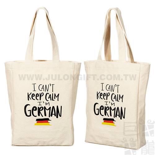 本白帆布立體袋