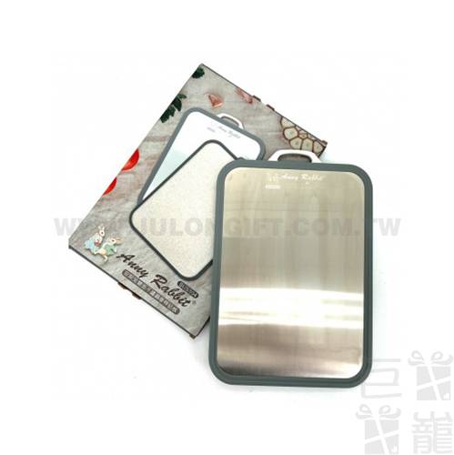 安妮兔雙面不鏽鋼麥桿砧板