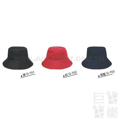 經典格紋雙面圓帽