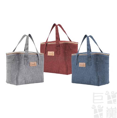 素色方形保溫袋