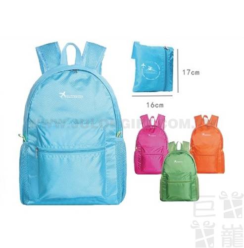 超輕透氣雙肩摺疊包